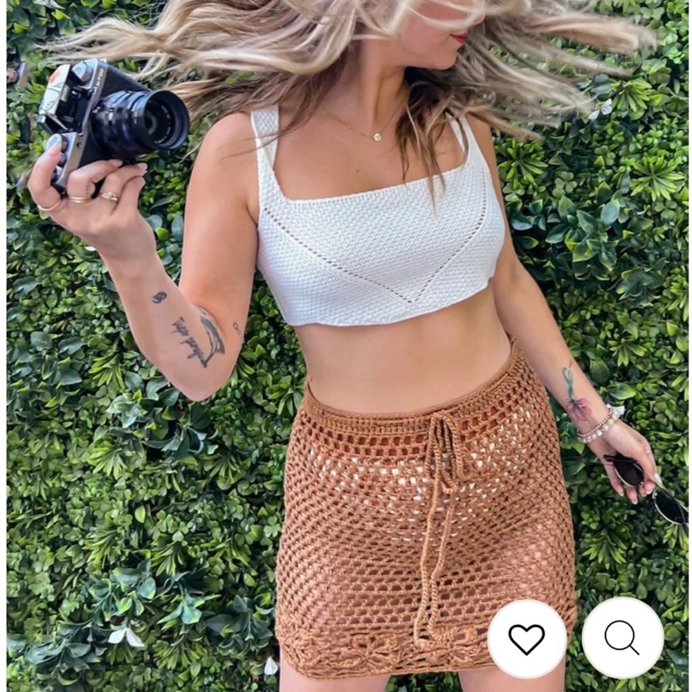NWT Crochet Skirt